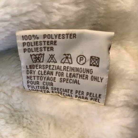 Seventy Seven 77 Blue Genuine Leather Suede Coat Sz Small Soft Lining Y2K READ - Picture 15 of 15